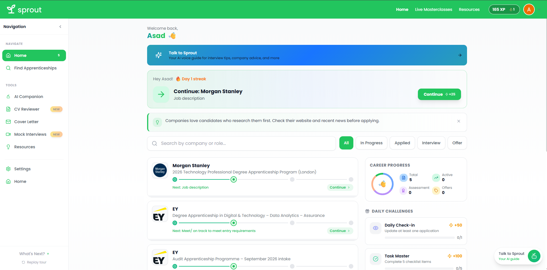 Sprout | The School-to-Employer Pipeline for Apprenticeships